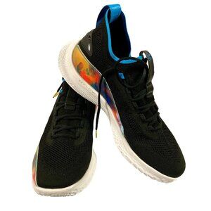 UNDER ARMOUR Curry 8 Feel Good Flow Tie Dye Basketball Shoes Men'  17.5 Black